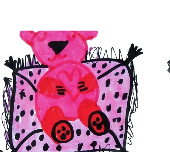 pink teddy bear plush